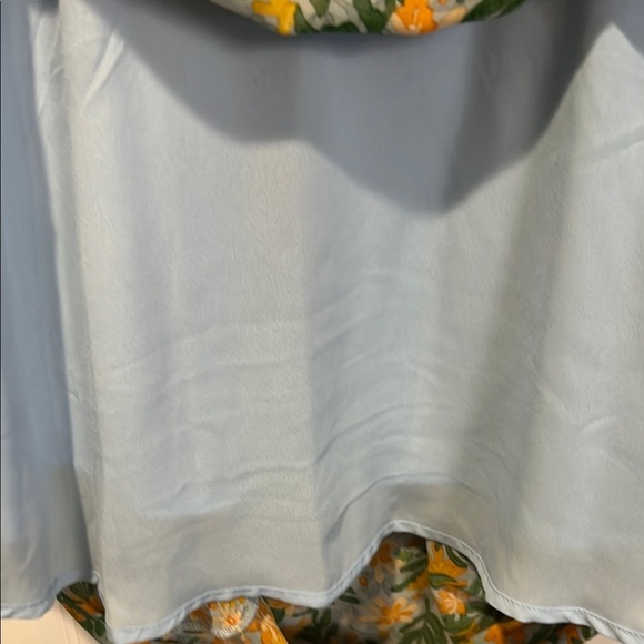 Lush Tropical Floral Spaghetti Strap Maxi Dress size small - Picture 12 of 15